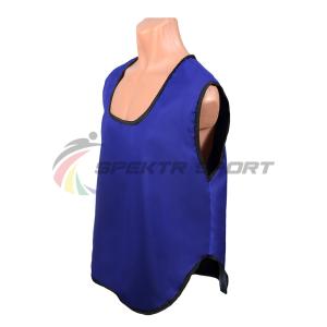 Купить Манишка футбольная односторонняя Spektr Sport синяя, р.36-40 в Балашове 