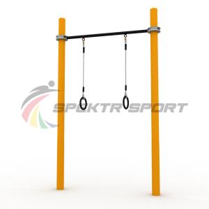 Купить Турник классический для занятий Воркаут с кольцами SP WRK-07 + Rings_76mm в Балашове 