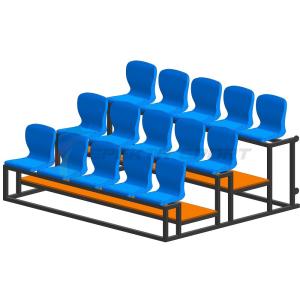 Купить Трибуна мобильная 3 ряда сиденья пластиковые на 15 мест в Балашове 